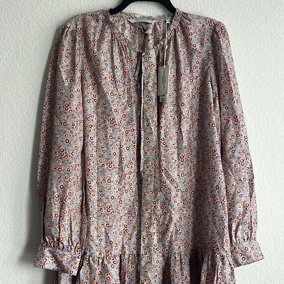 Rebecca Taylor Violet Fleur Belted Mini Dress, NWT, Size M - Picture 5 of 8